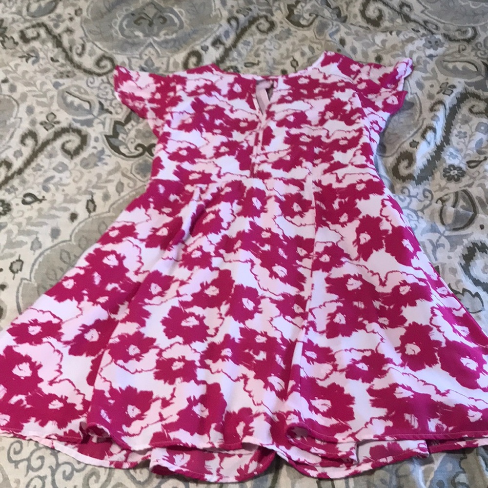 Banana Republic pink floral dress
